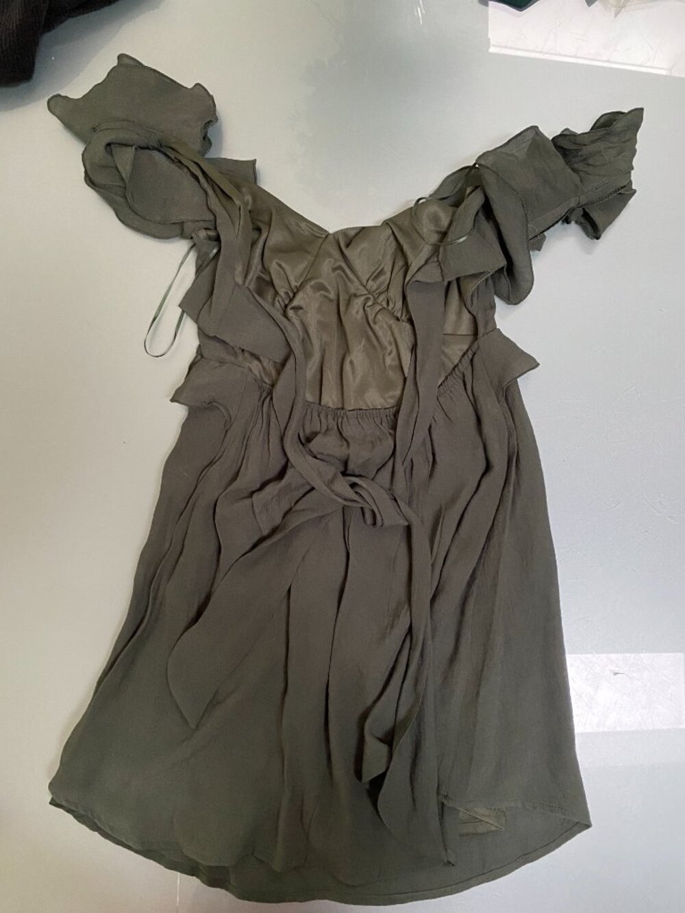 Kamal Ruffle Mini Dress Francescas XS - Picture 3 of 5